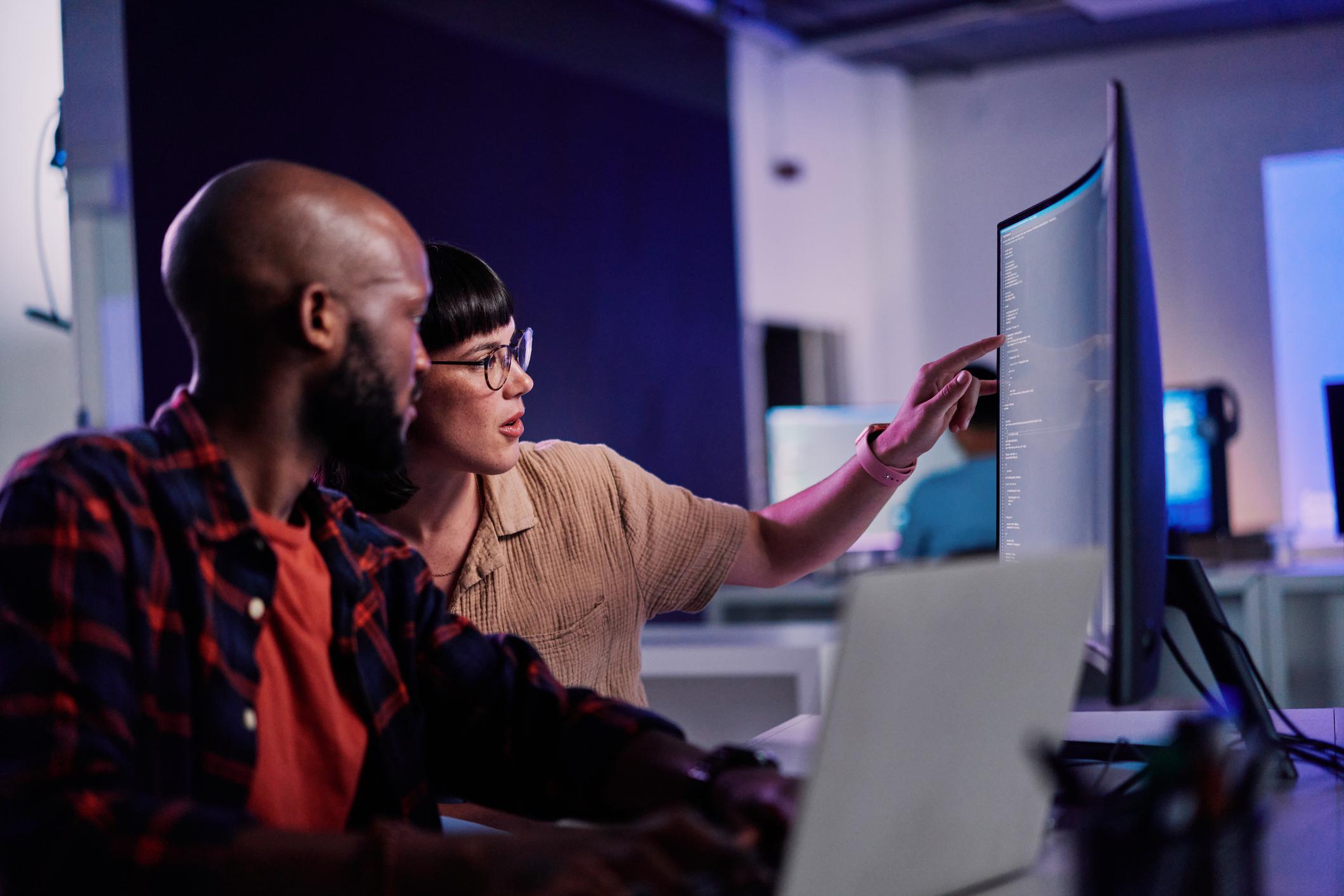 Public sector employee using AI systems