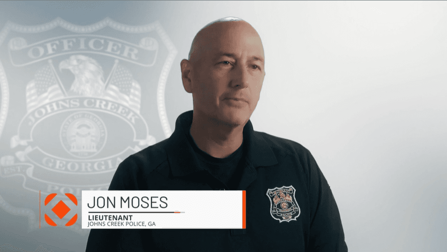 image of Jon Moses lieutenant of Johns Creek Police Department