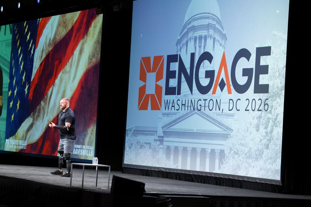 Image of speaker at ENGAGE 2026 conference