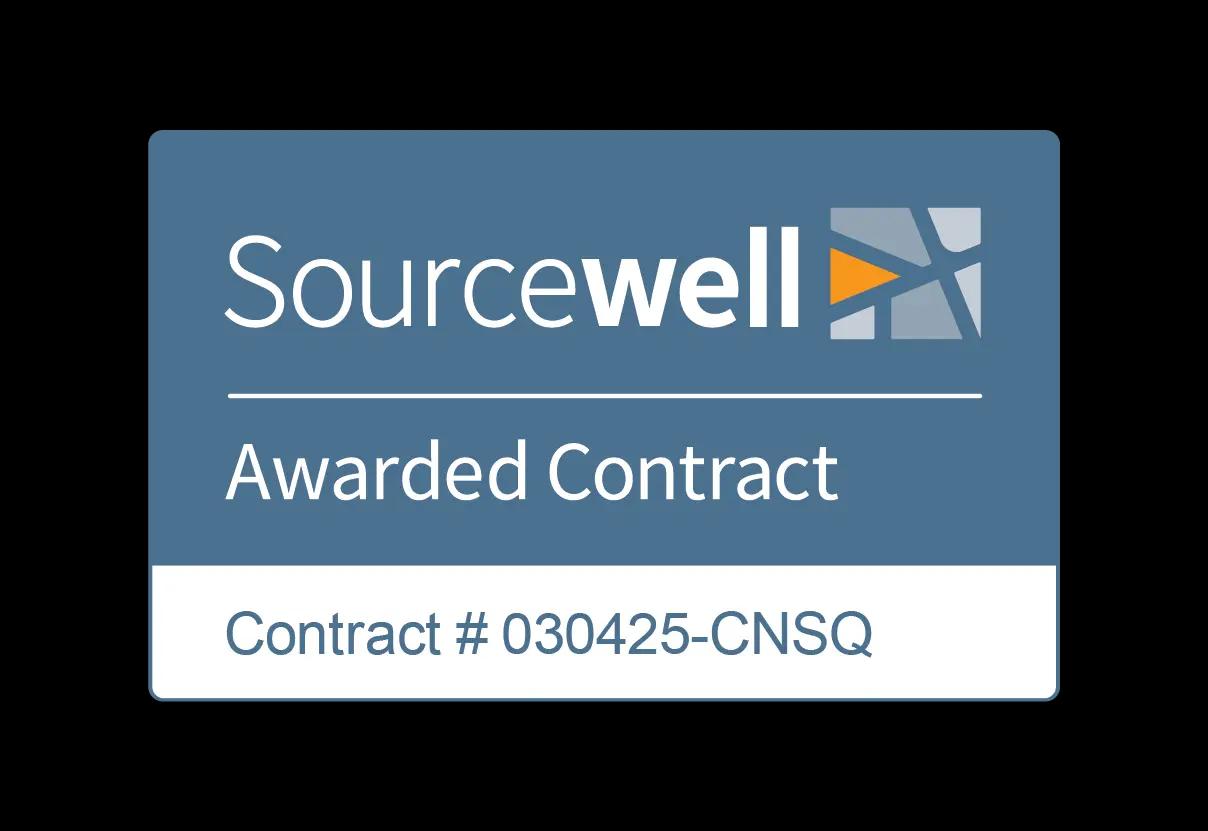 Sourcewell Awarded Contract badge.