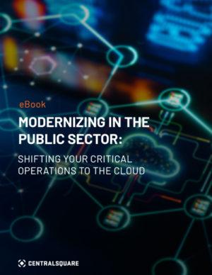 Modernizing the the Public Sector ebook cover.